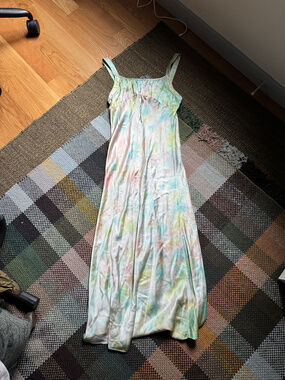 Pastel Watercolor Maxi Dress Sample